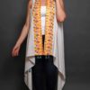 Beige Vest with Yellow Embroidery - Image 2