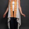 Beige Vest with Yellow Embroidery - Image 3