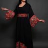 Black Abaya with Rich Embroidery and Mirrors