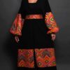 Black Abaya with Puffed Sleeves