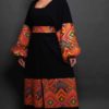 Black Abaya with Puffed Sleeves - Image 3