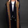 Dark Blue Long Shawl - Image 2