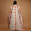Beige Linen Cut Dress - Image 2