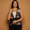 Short Full Embroidered Vest