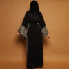Black Long Top with Gold Sequin Embroidery - Image 3