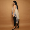 Beige Vest with Blue Hatta Embroidery - Image 2