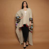 Beige Long Shawl with Bedouin Embroidery - Image 2