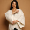 White Jacket with Bell Shaped Sleeves - Image 2
