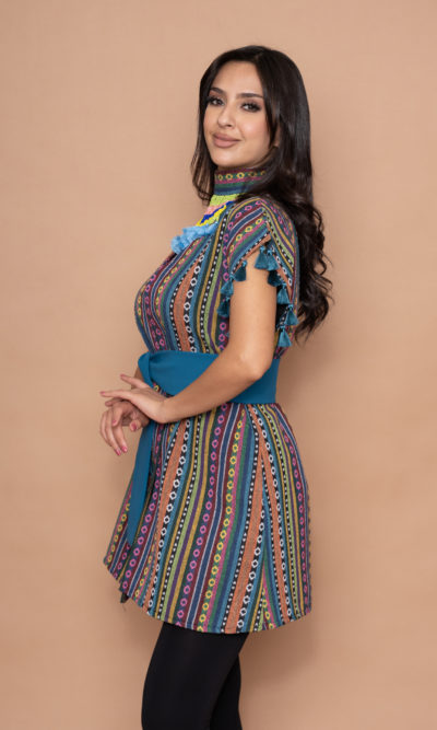 Fully Woven Multi Colored Vest