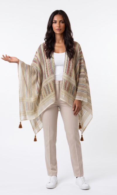 Multi Colored Traditional Shawl