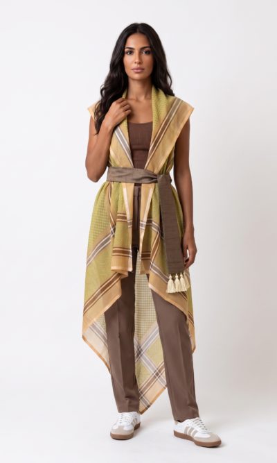 Yellow and Brown Vest